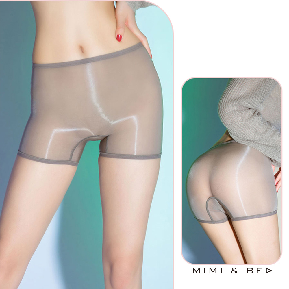 絲滑誘惑極光包臀性感平口內褲。4色(基本款) MIMIBED (grey)