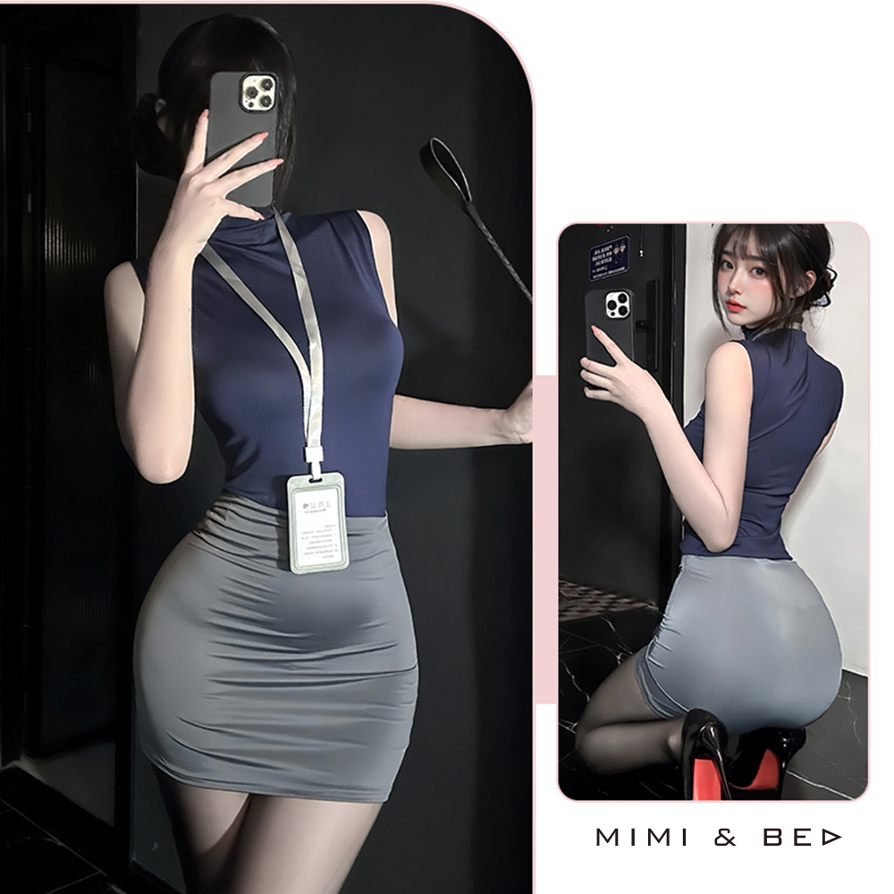 特助OL時尚魅惑秘書角色扮演服。3色 MIMIBED (1)