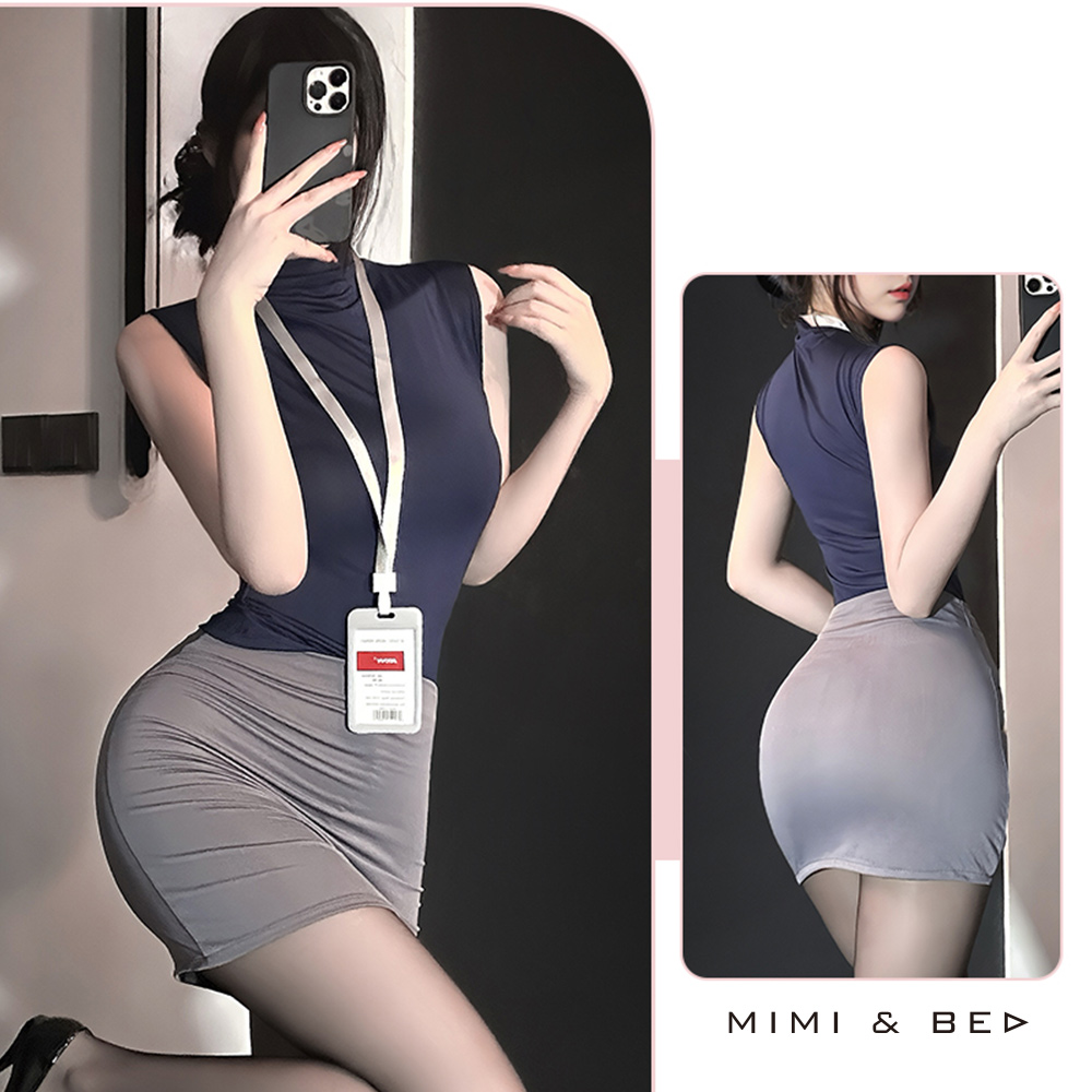 特助OL時尚魅惑秘書角色扮演服。3色 MIMIBED (3)