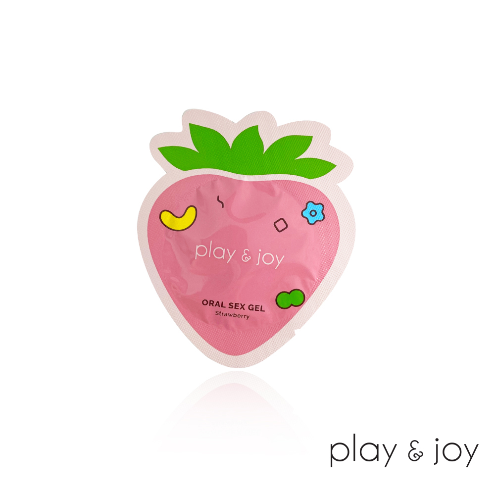PLAY&JOY 情趣口交潤滑液-草莓風味 3ml 隨身包